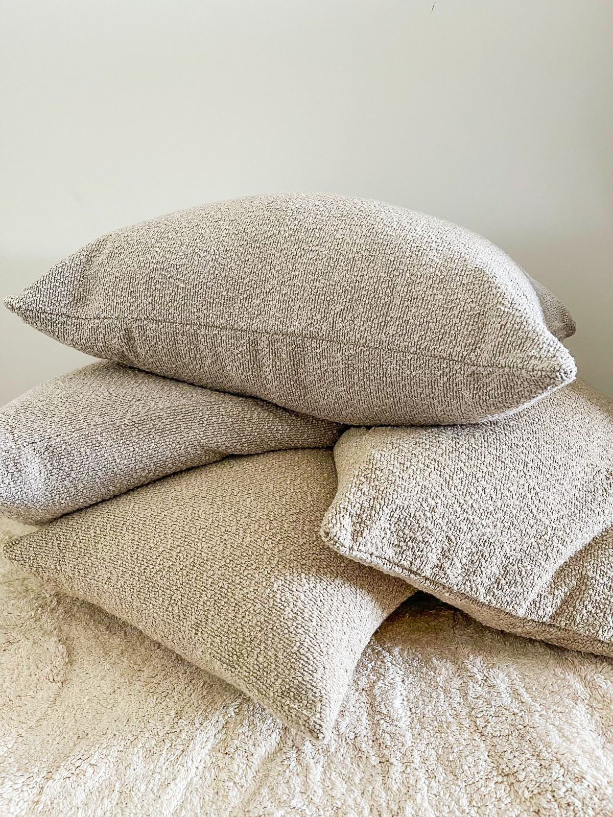 Boucle Cushion Cover - Camel